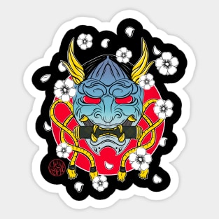 Hannya, the mask of the demon Sticker